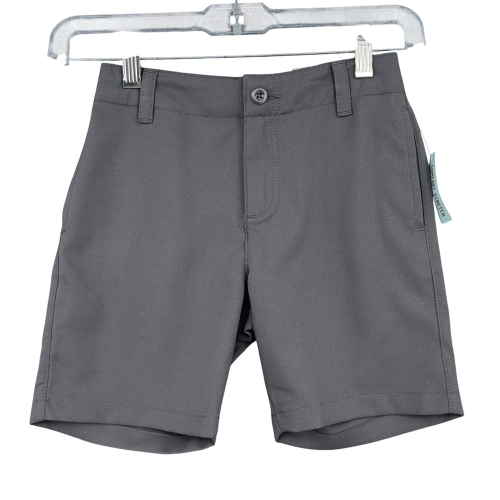 Class Club Modern Fit Boys Size 7 Polyester Charcoal Grey Shorts